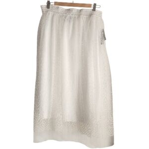 NWT Metro Wear‎ Tulle White Midi Skirt Sz M Balletcore